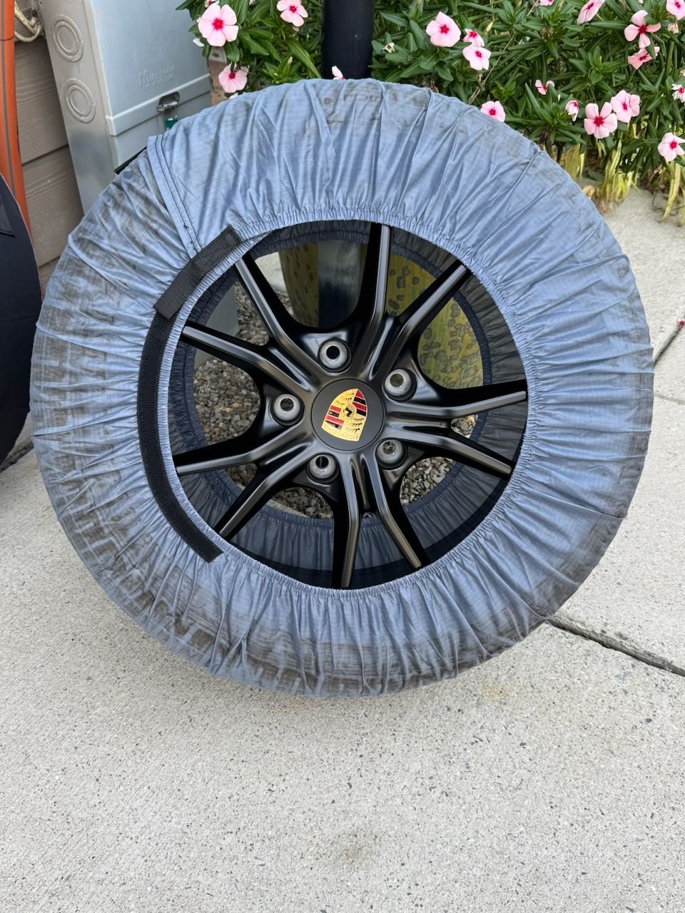 Wheels and Tires/Axles - OEM 20-inch Carrera S winter wheel-and-tire set painted in Black (satin-gloss) - Used - -1 to 2027  All Models - -1 to 2027  All Models - Annapolis, MD 21403, United States