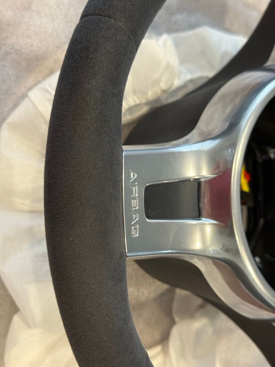 Interior/Upholstery - Alcantara Sport Design Steering Wheel (991/981) - Manual - Used - All Years  All Models - All Years  All Models - All Years  All Models - Orange County, CA 92614, United States