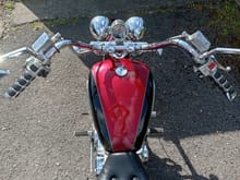 New handle bars , hoses , cable's and aluminium grips fitted in 2021 by Rhino Trikes.
