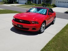 Front view Wayne's 2011 Mustang