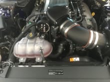 The Hennessey Performance upgrade includes the Whipple supercharger.