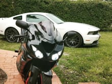 My bike with my car