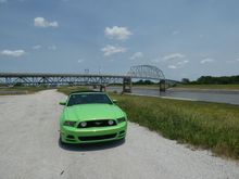 Chain of Rocks Bridge outside St Louis MO
