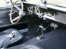 1966 gt350h interior
