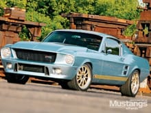 mdmp 0902 01 z 1967 flashback mustang classic design concept front view