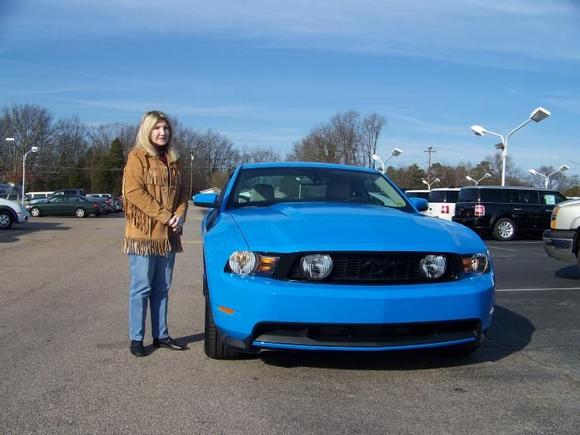 General Image 
The Wifey, and her ride.