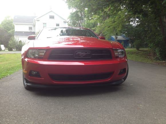 Plastic dipped chrome on grille