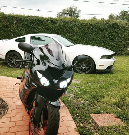 My bike with my car