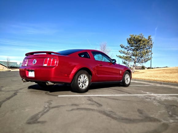 I had some chrome taillight trim leftover from Whinnie and so I got new 3M tape and decided to install them on Sarah today.