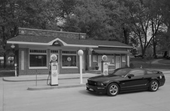 my car b and w pic1 april 2010