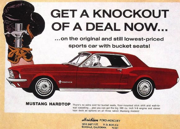 Images Of 1967 Mustang Ads Take 2 Restored/Resubmitted By m05fastbackGT