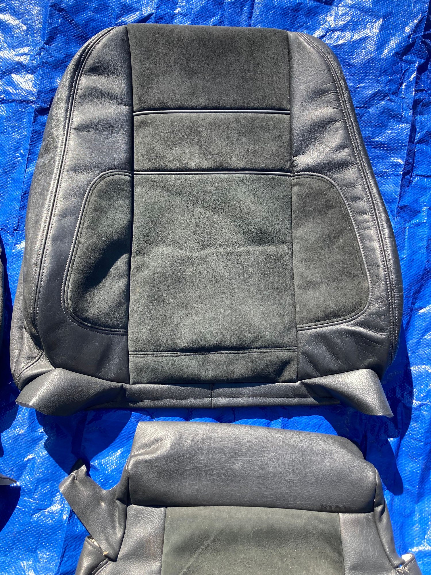 Interior/Upholstery - Volvo 850r original leather alcantara seat skins covers - Used - 1996 to 1997 Volvo 850 - Sacramento, CA 95831, United States