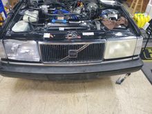 Passenger side headlight assembly is new 