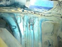 Slot closed back up ready for caulk: