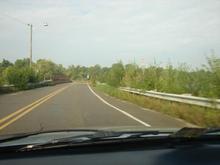 Looking out into the world from a Volvo.