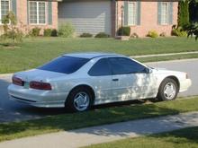 This is my 'previous' daily driver - a 1995 Ford Thunderbird SC. I haven't driven it in awhile, but I can't bring myself to part with it, yet
