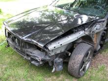 initial inspection of damage and test drive.