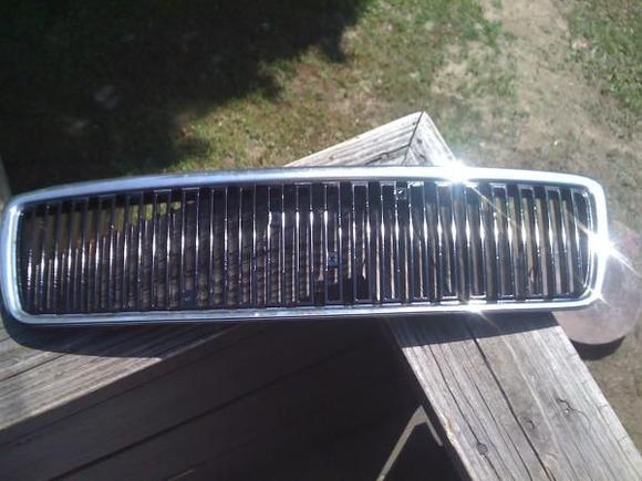 newly painted grille