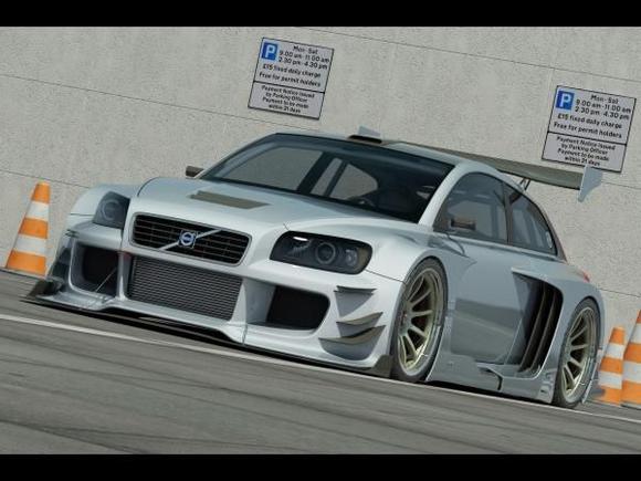 2009 Volvo C30 Racer from Vizualtech Design Front Angle Tilt 2 1920x1440