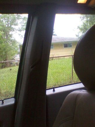 b pillar seat belt cover panels
