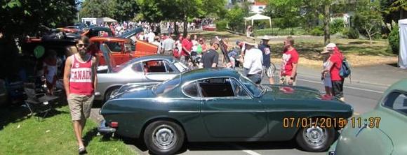 Canada Day car show on the Gorge Waterway, Victoria, BC