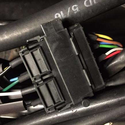 new wires and plugs from engine harness to CIS