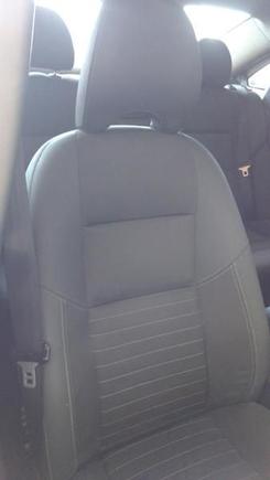 Seats are in excellent condition. Driver seat only has one small tear...one panel only easy fix