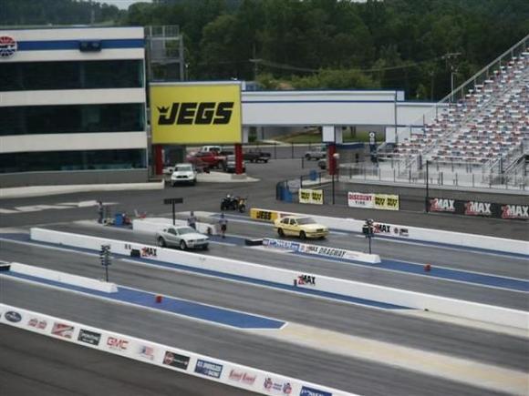 ZMax Dragway Start With A Mustang that Kicked My Butt