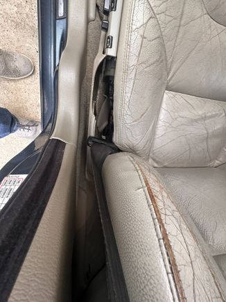 Driver seat - most worn of them.  
