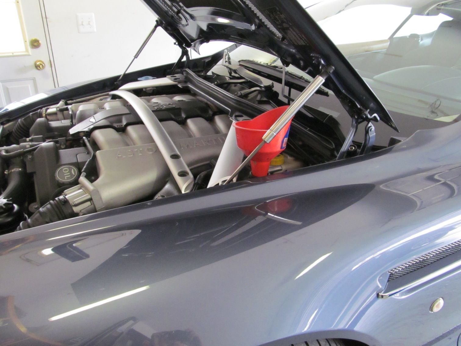 Aston Martin DB9 Coolant Drain Refill Procedure