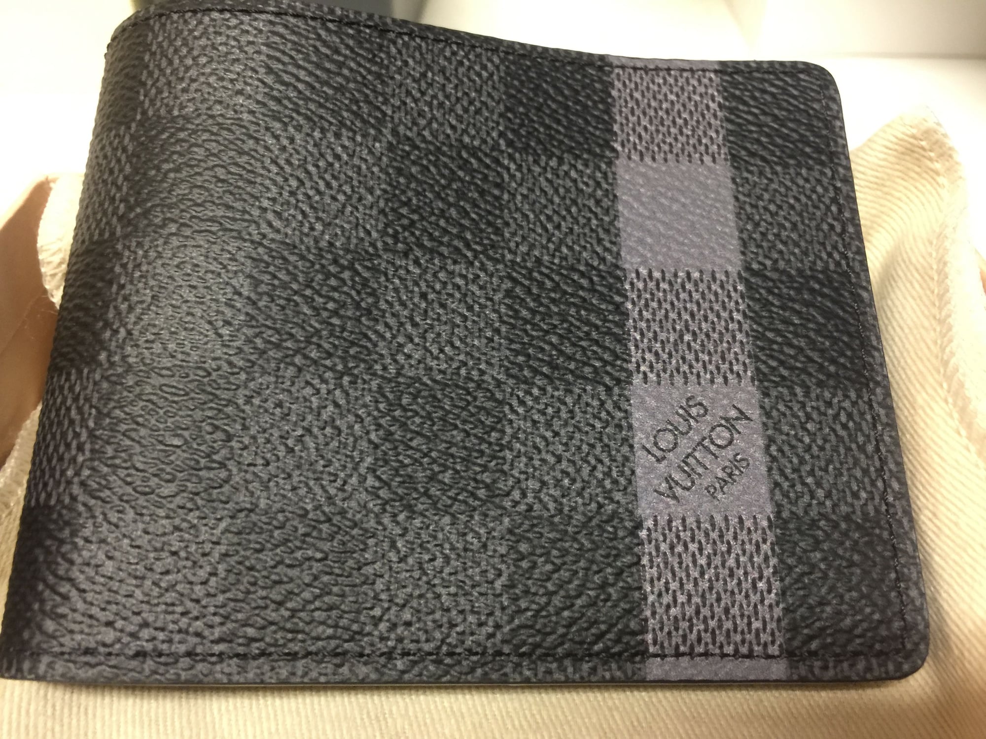 brand new with tags Louis Vuitton Damier graphite slender wallet+