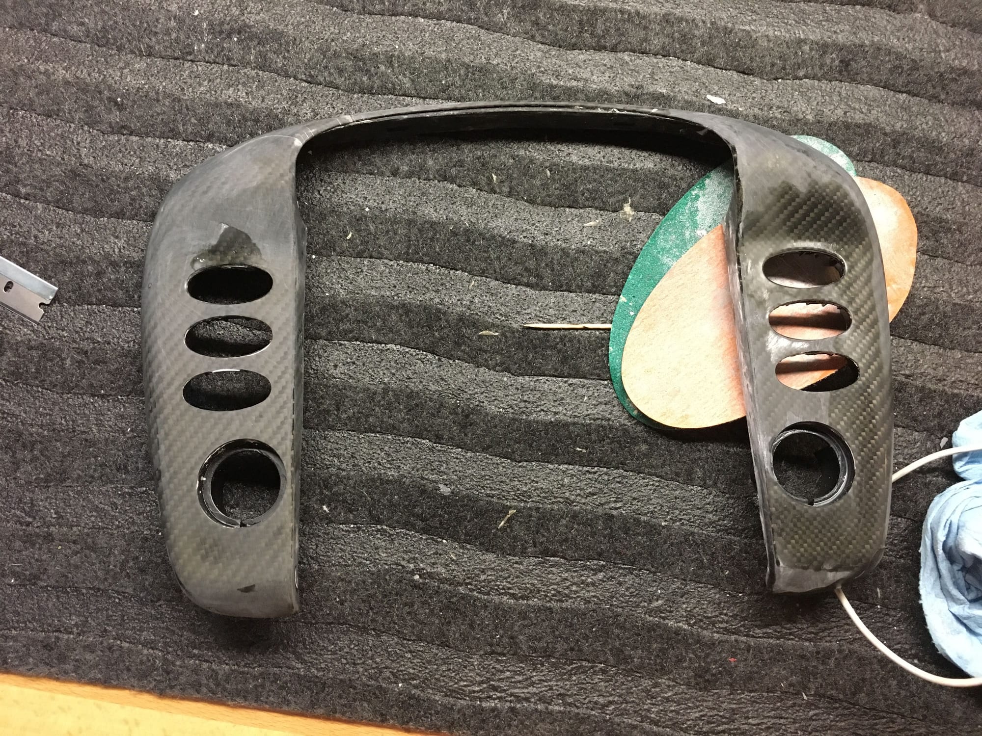 Repair Carbon Fiber Parts To Mirror Finish (With Epoxy Coating Resin) 