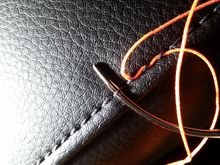 impossible to damage vinyl/leather.