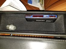 Passport SXR.  From my understanding use to be a nice radar detector back in the day. It still works too.