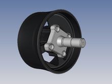 Porsche 993 996 986 steering wheel spacer 3d