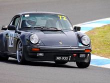Racing the 930 at Melbourne's Phillip Island  Grand Prix Circuit.