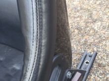 Passenger bolster some slight wear