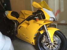 1999 Ducati 748 with lots of extras : )