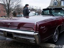 A very big Lincoln Continental.