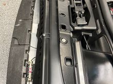 Replacement SS screws in place.