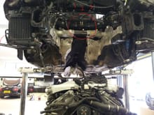 Another Bentley with engine removed