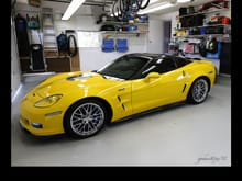 My 2009 Corvette ZR1 Velocity Yellow ..garage queen