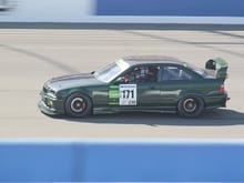 BMW on front straight at Cal Speedway