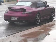 Mz Berry getting Wet...how she likes the rain