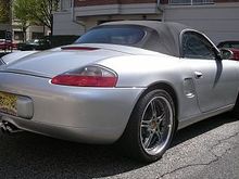 2003 OEM glass window top installed on my 2001 Boxster