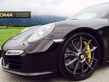 DER PORSCHE 991 TURBO S MIT 21" ZOLL ALUFELGEN VON LOMA WHEELS