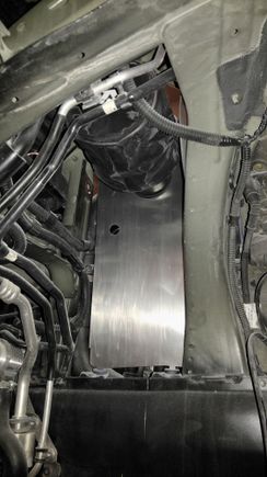 HHR Intake with heat shield and hydrophobic cover over K&N Filter
