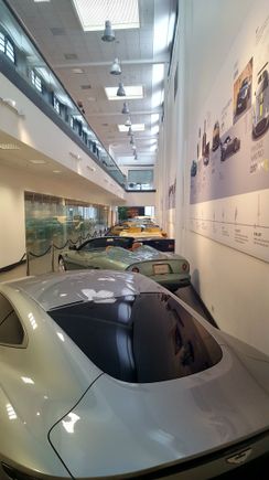 The museam portion ended with a DB10. You can see a Zagato DB AR1 just before it.