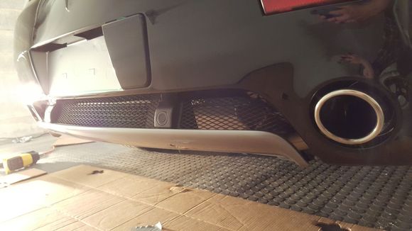the massive pain in the arse part, and showing my licence plate inlay