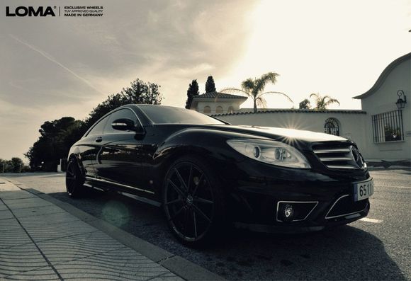 LOMA Mercedes CL500 with CL65 AMG Bodykit on 21" Inch GT5.2 Superlight performance wheels.
Website English: www.lomawheels.com
Website German: www.lomawheels-germany.com